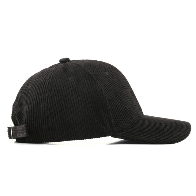 Solid Corduroy Baseball Cap