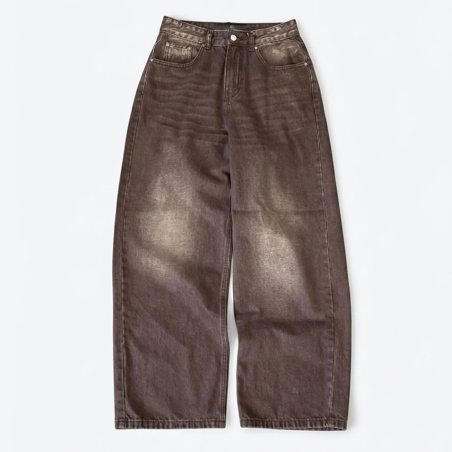 Revelse™ Denim Stretch Fit Jeans Green and Brown