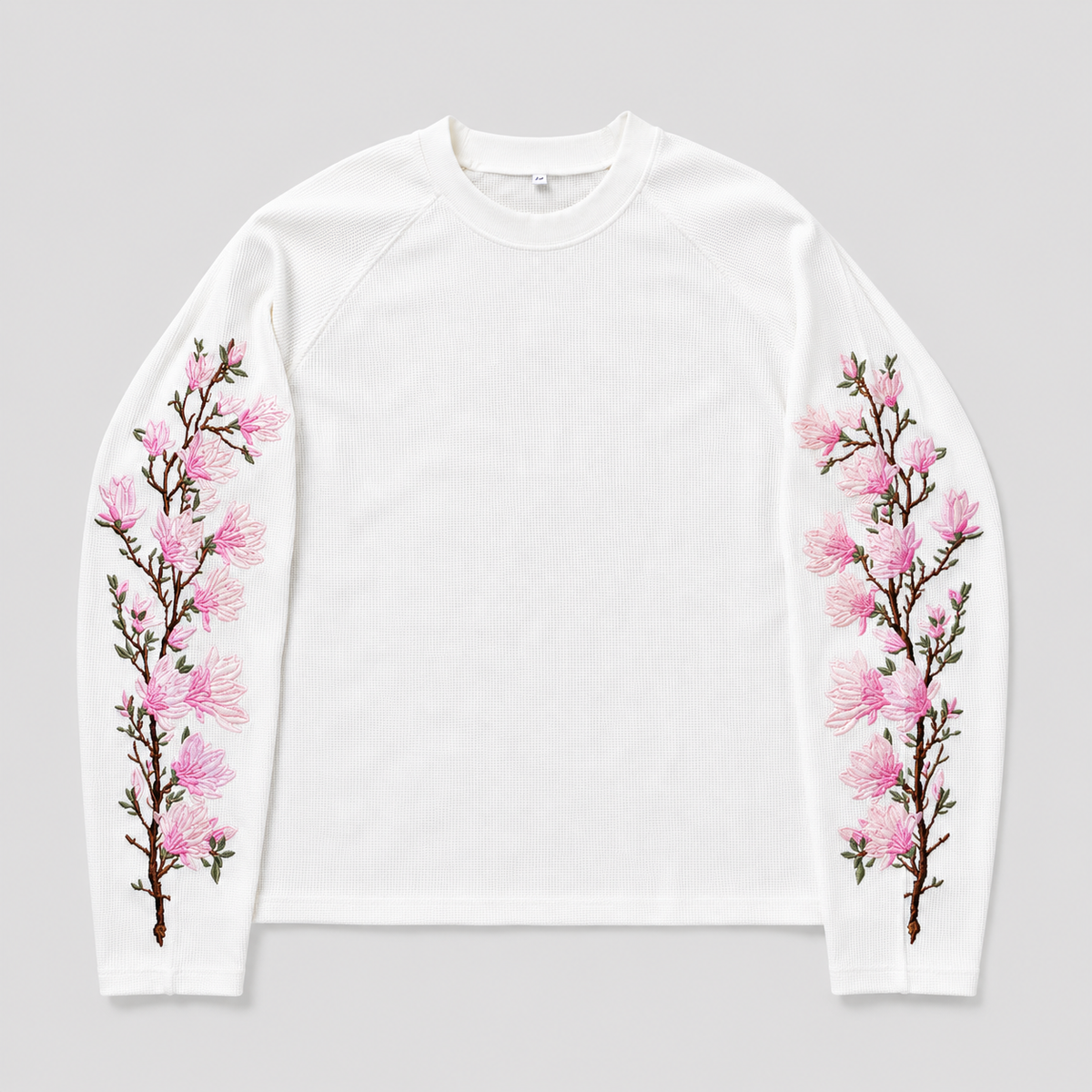 Revelse™ Embroidered Pink Blossom Longsleeve Top