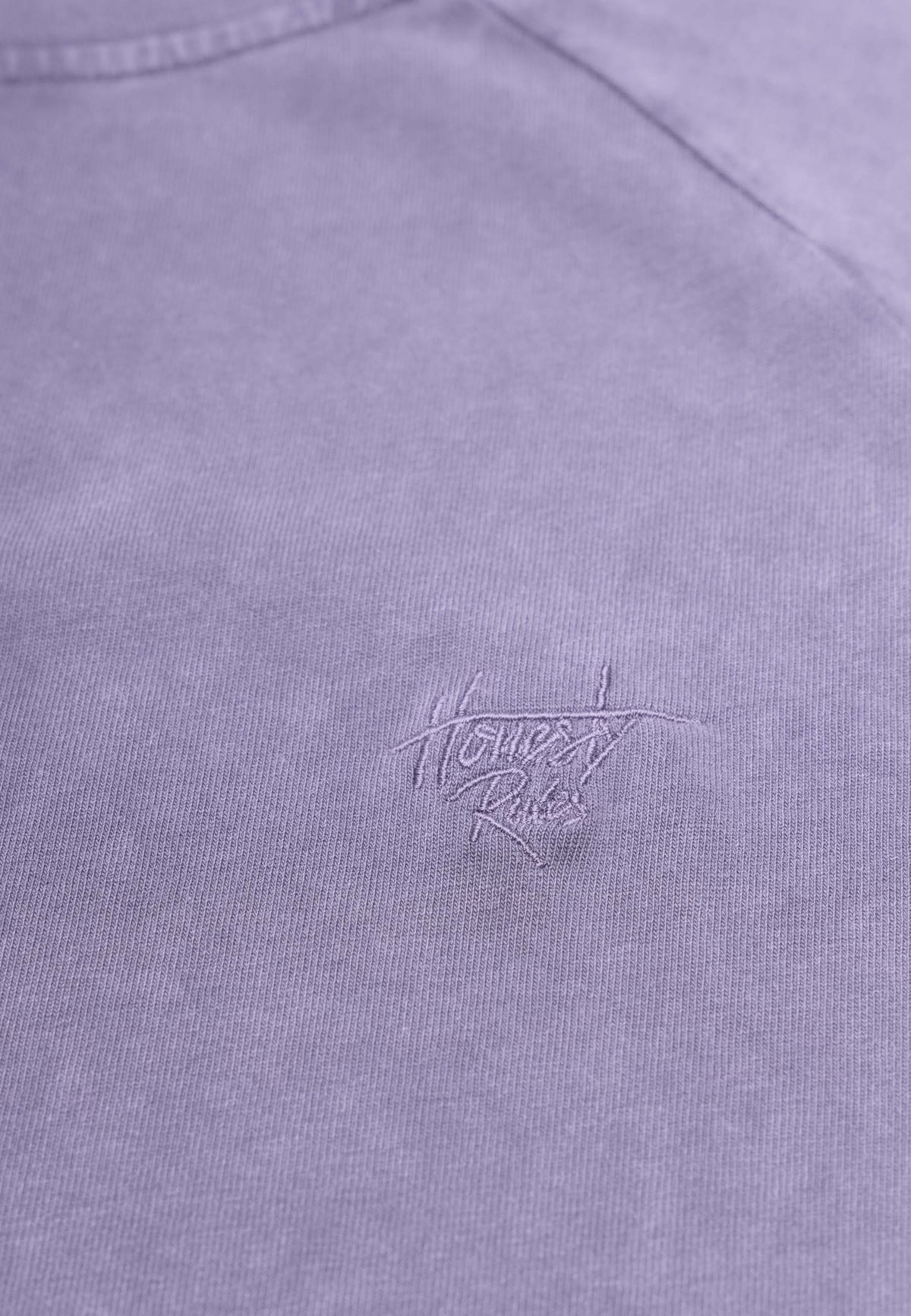 Revelse™ Organic Cotton Raglan Oversized T-Shirt Faded Lilac