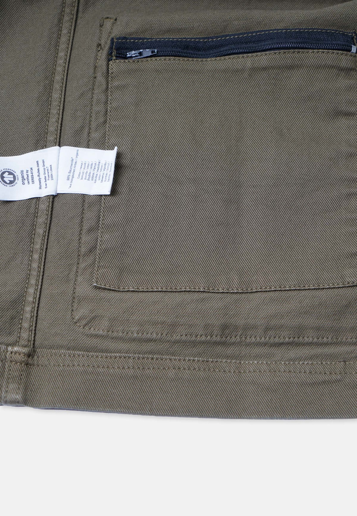 Revelse™ Organic Cotton Twill Worker Jacket Olive