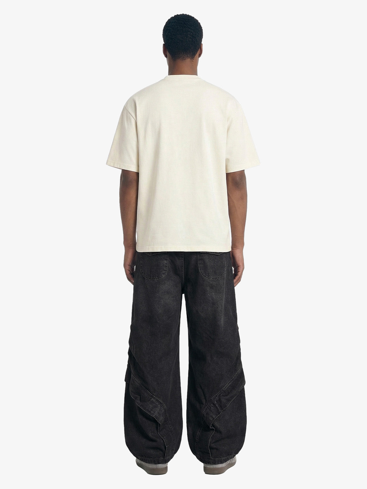 Retro Embroidered Patch Heavy Cotton T-Shirt