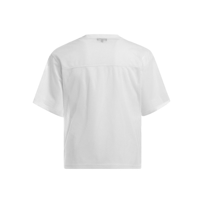 Oversized Mesh 777 Jersey Top