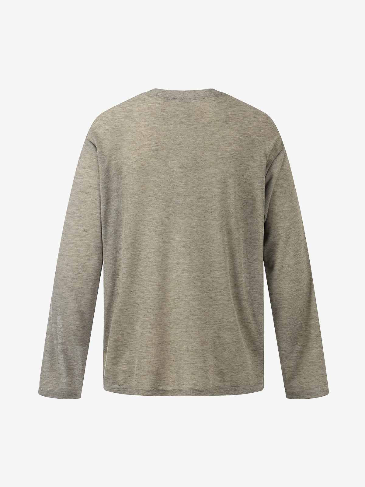 Horse Graphic Print Long Sleeve Tee