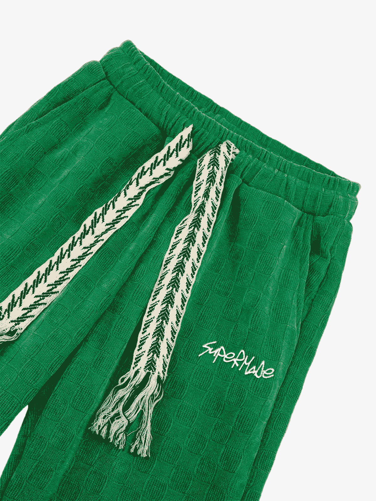 High Waisted Straight Cotton Sweatpants