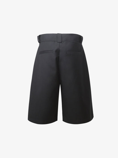 Revelse™  Pleated Wide-Leg Baggy Shorts With Pendant Decoration