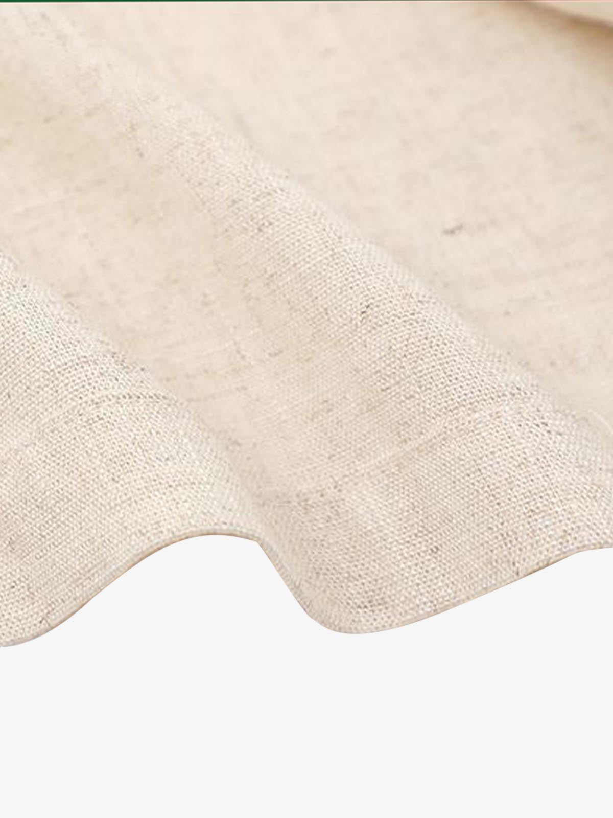 Revelse™  Textured Linen Blend Embroidered Short Sleeve Shirt