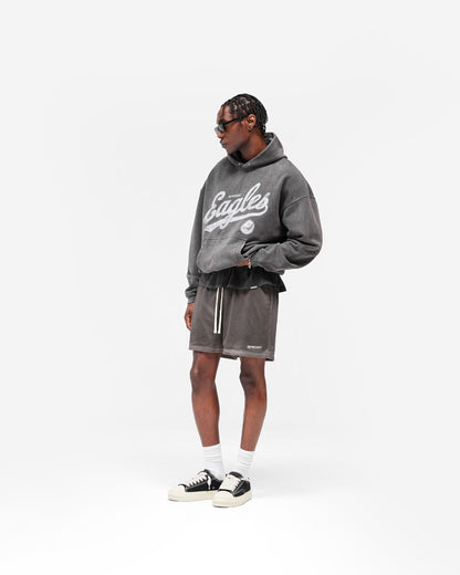 Revelse™ Vintage Grey Philadelphia Eagles Graphic Hoodie
