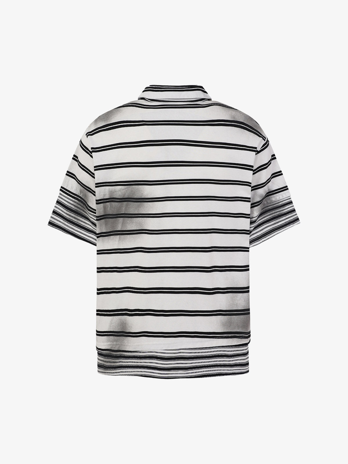 Revelse™ Striped Cotton Blend Half-Zip Pullover Sweater