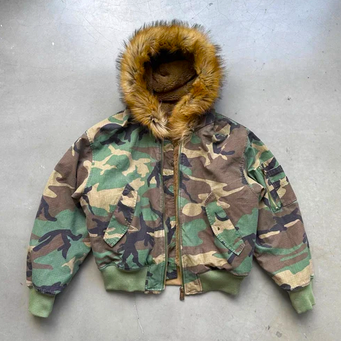 Revelse™ 2-in-1 Reversible Workwear Jacket - Rugged Cotton Canvas & Camouflage Plush Fleece