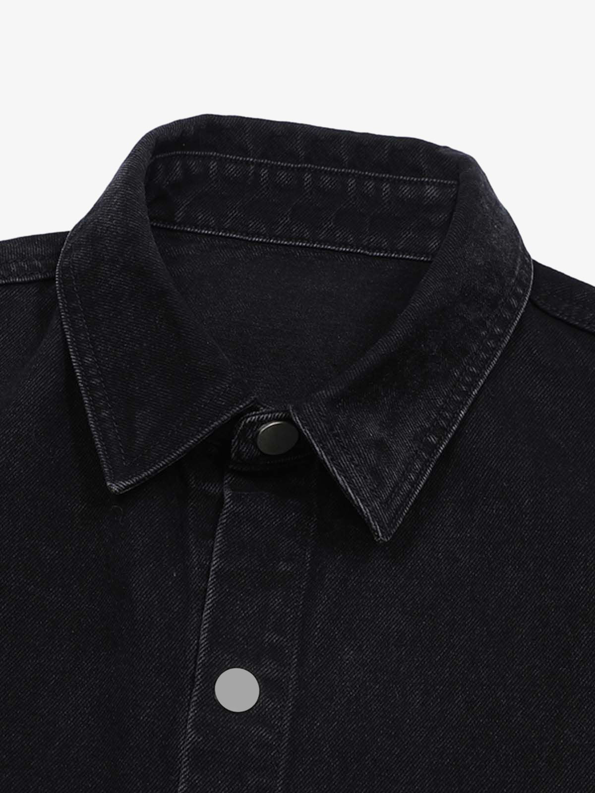 Revelse™ Distressed Denim Ripped Short-Sleeve Shirt