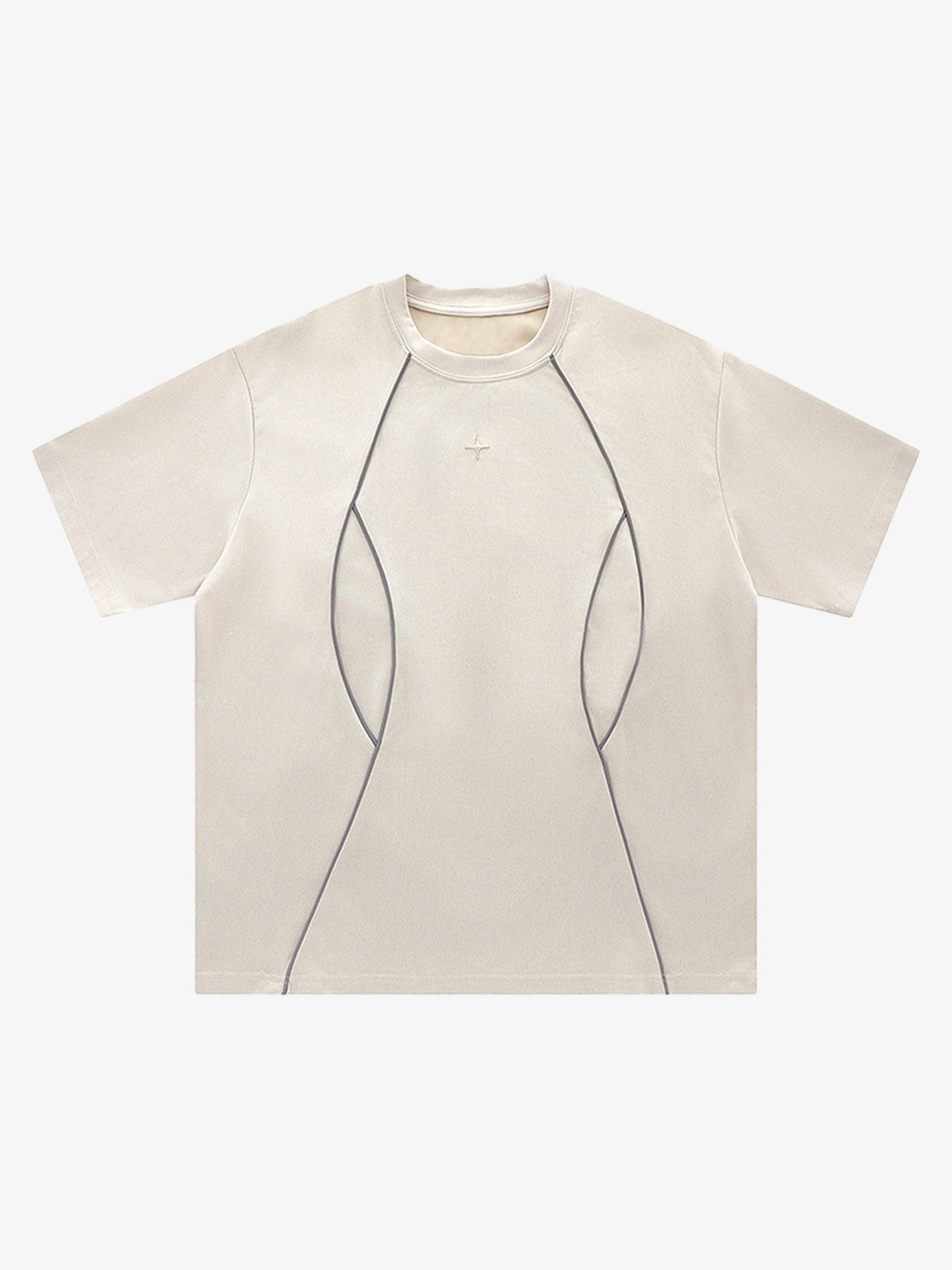 Revelse™  Oversized Deconstructed Split Short-Sleeve T-Shirt