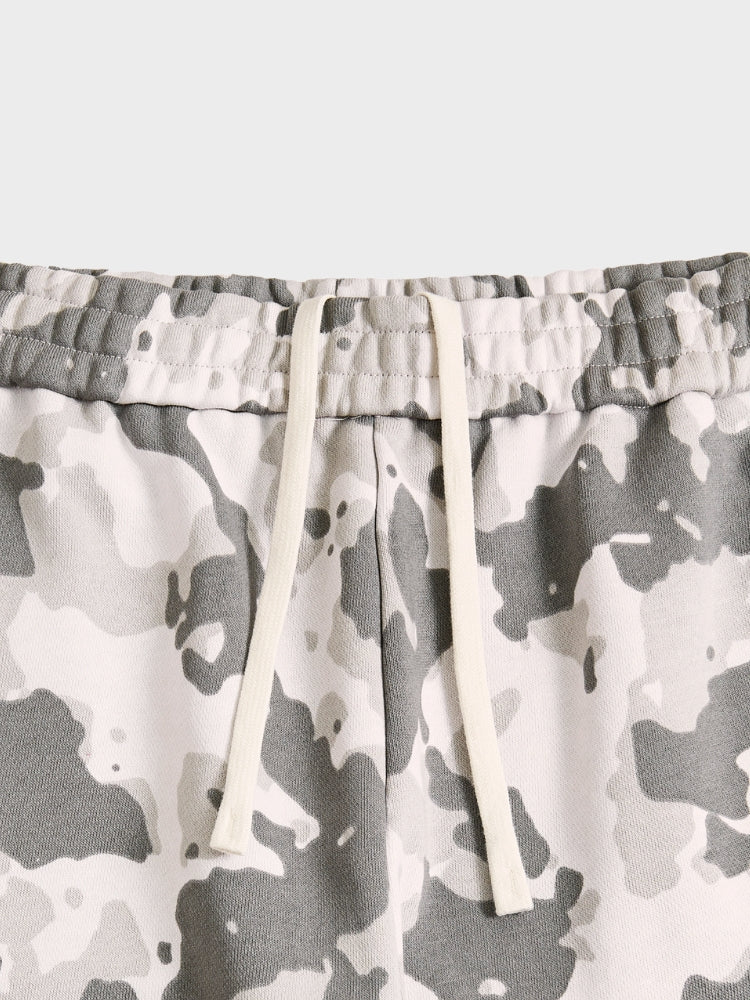 Oversized French Terry Camo Tracksuit Set