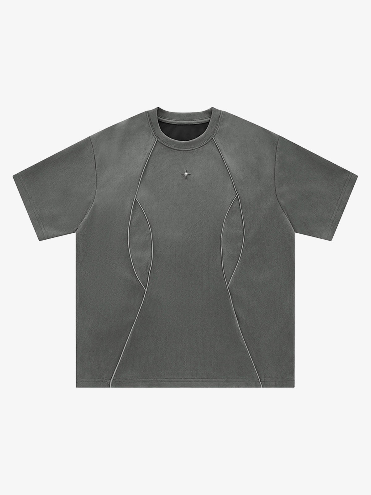 Revelse™  Oversized Deconstructed Split Short-Sleeve T-Shirt