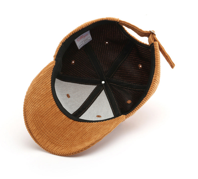 Solid Corduroy Baseball Cap