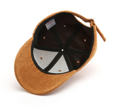 Solid Corduroy Baseball Cap