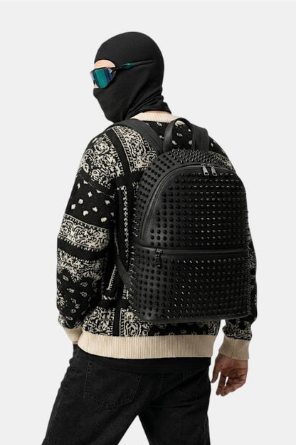 Spiked Shoulder Bag Y2K Retro Streetwear