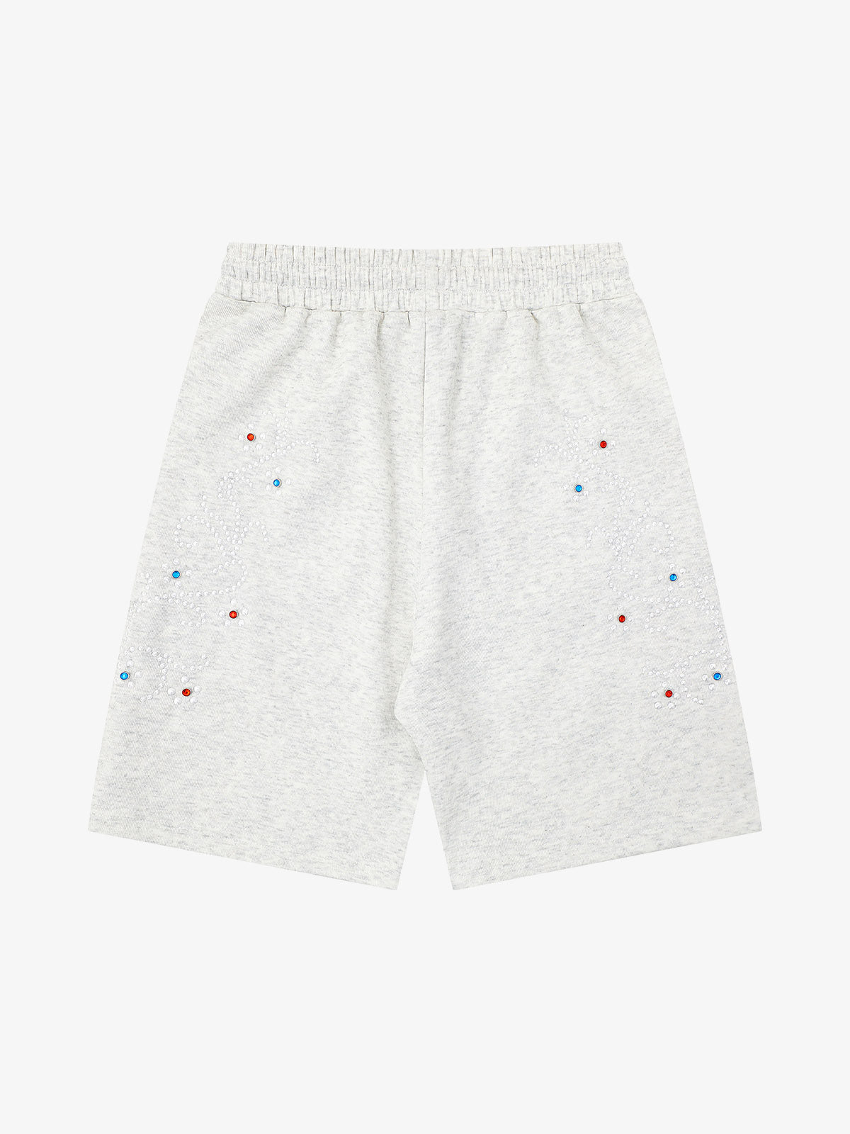 Revelse™  Rhinestone Graphic Jersey Knit Shorts