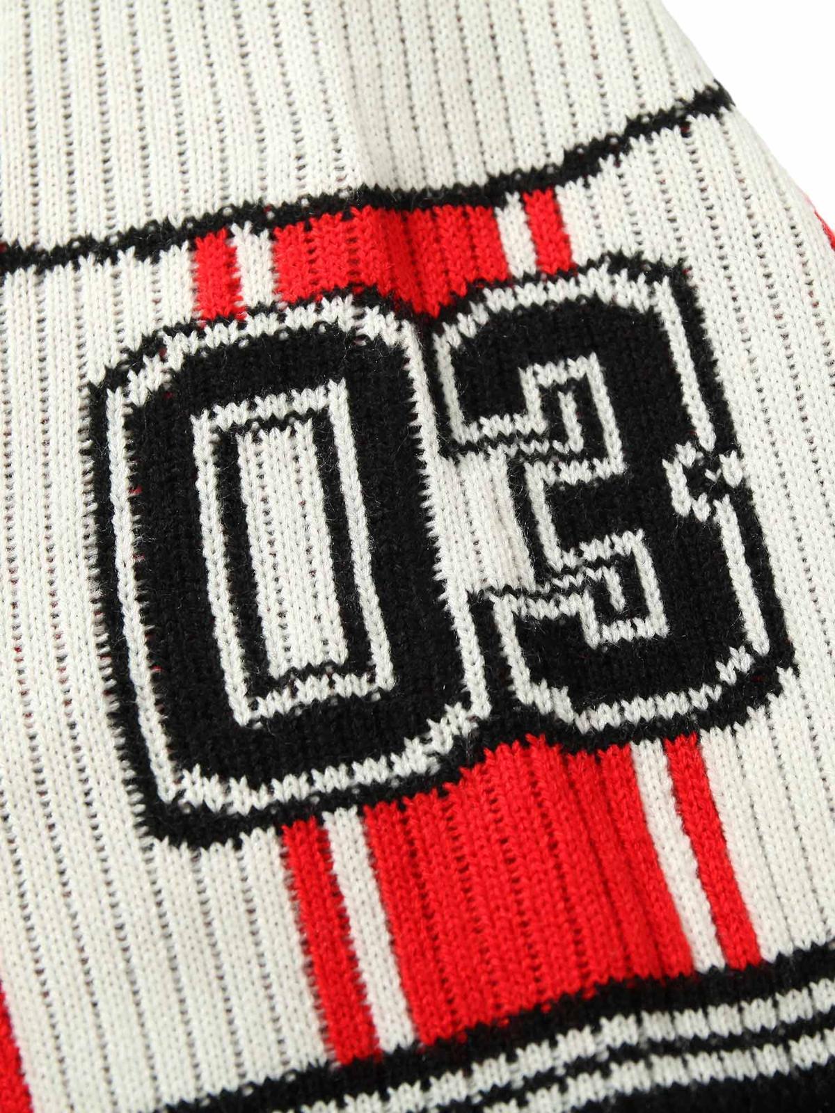 Revelse™ Vintage Striped Baseball Knit Sweater Red