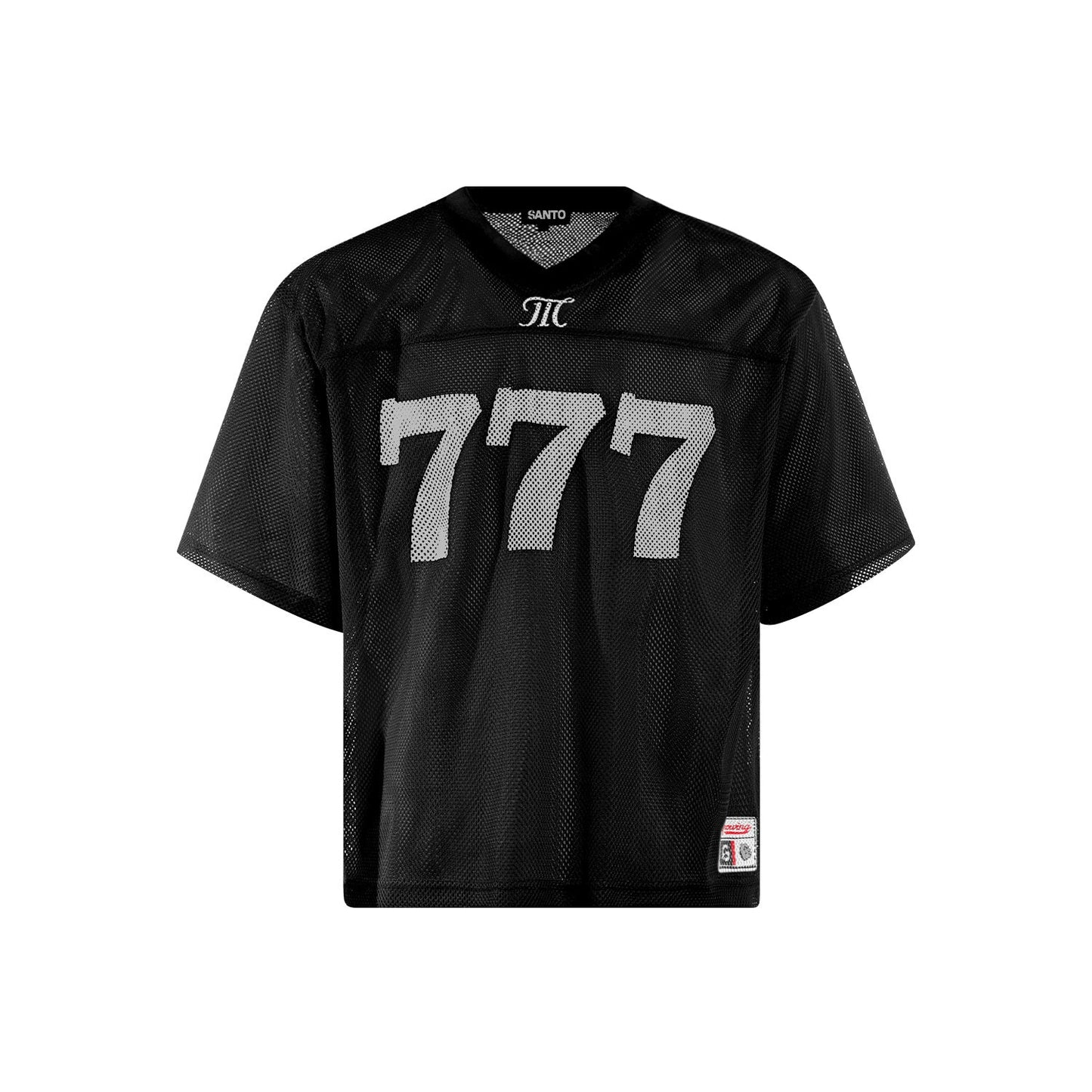 Oversized Mesh 777 Jersey Top