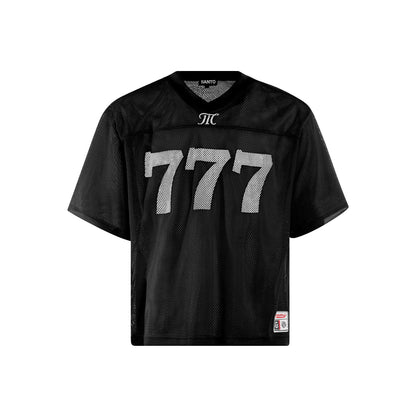 Oversized Mesh 777 Jersey Top