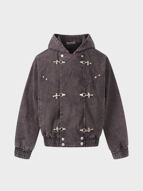 Revelse™ Cotton Denim Toggle Jacket