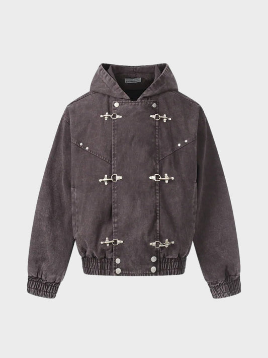 Revelse™ Cotton Denim Toggle Jacket