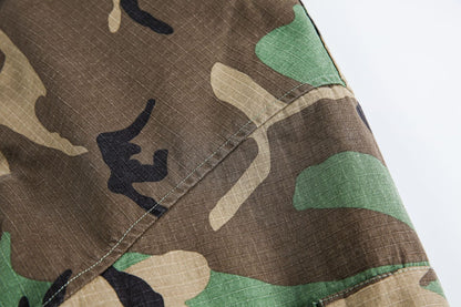 Revelse™ 2-in-1 Reversible Workwear Jacket - Rugged Cotton Canvas & Camouflage Plush Fleece