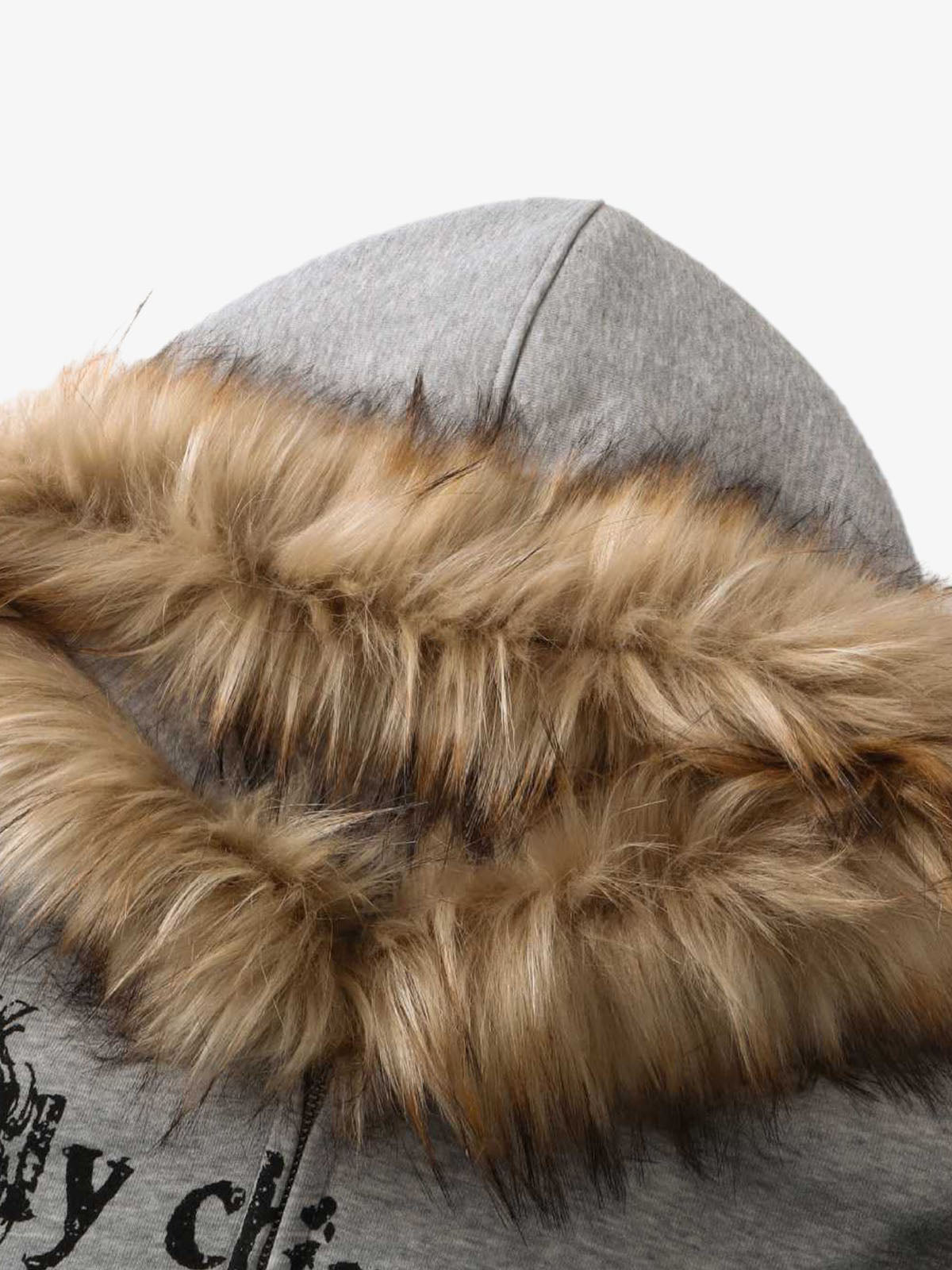Graphic Print Hooded Jacket for Men
