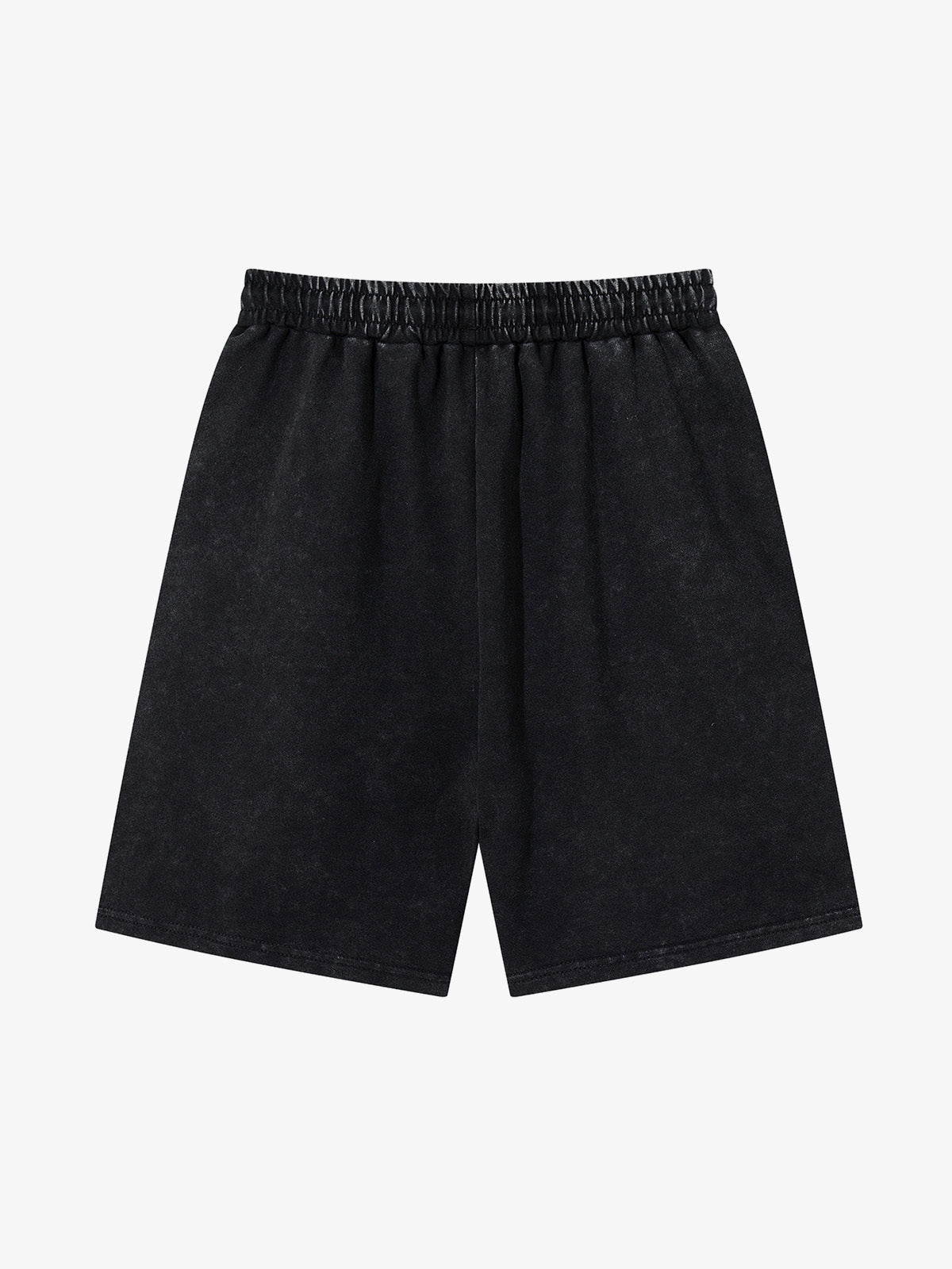 Close-up of distressed women's shorts with thorn-inspired rhinestone embellishment