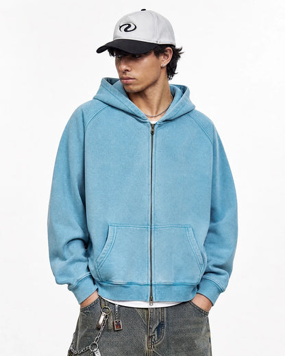 Detail of the hoodie drawstrings and soft hood opening