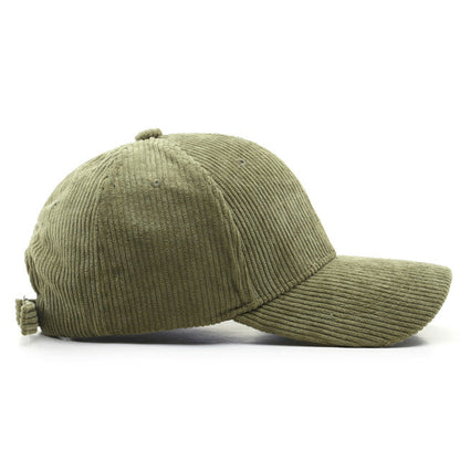Solid Corduroy Baseball Cap