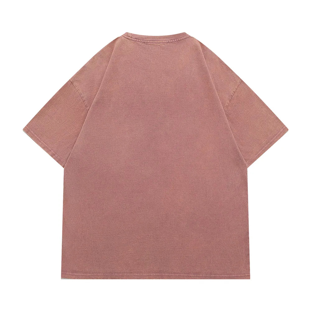 Graphic Face Print T-Shirt