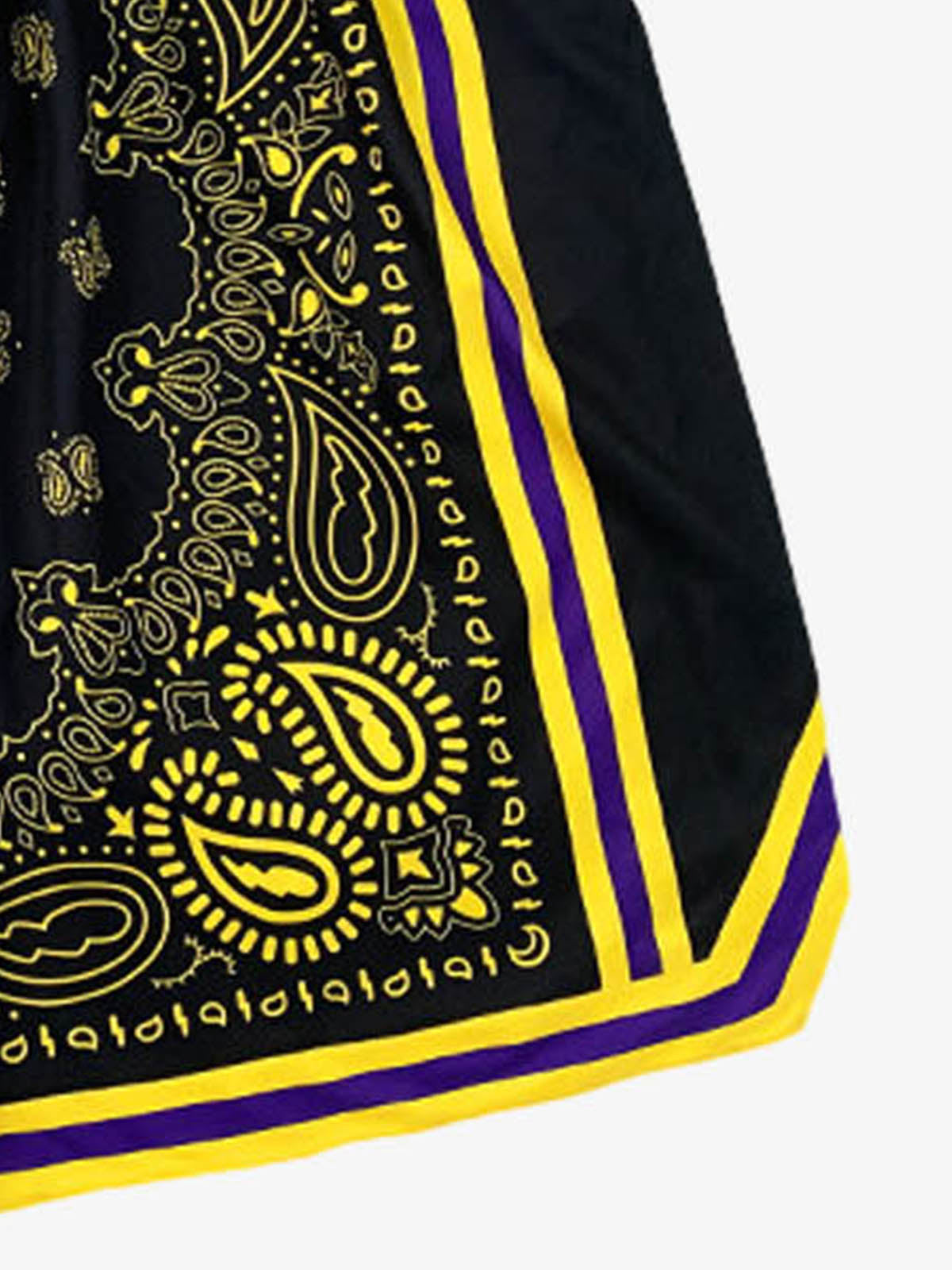 Revelse™  Paisley Print Lightweight Soccer Shorts