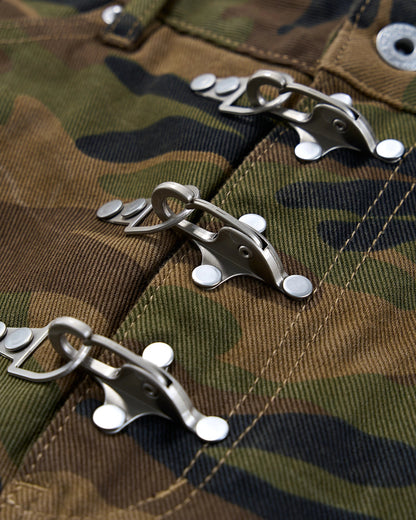 Revelse™ Men's Metal Clasp Camo Shorts