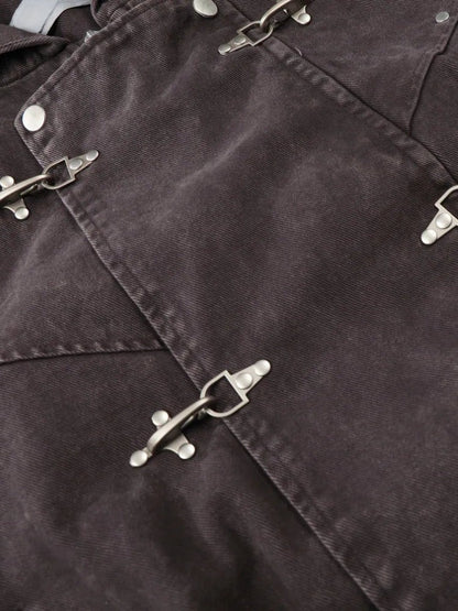Revelse™ Cotton Denim Toggle Jacket