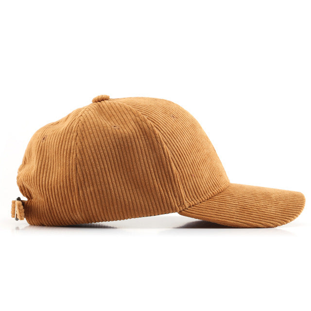 Solid Corduroy Baseball Cap