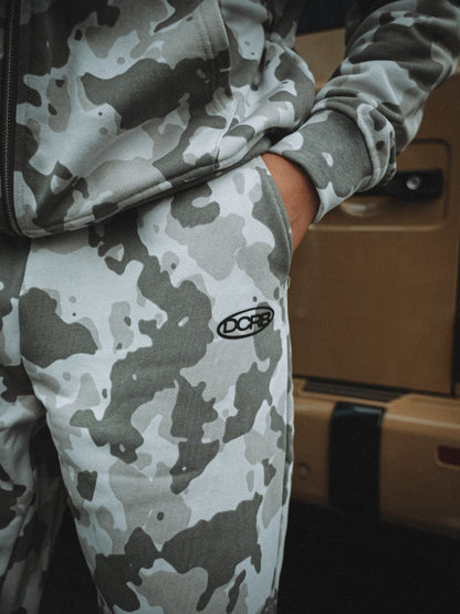 Oversized French Terry Camo Tracksuit Set