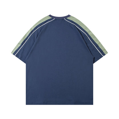 Color Block Sport Style T-Shirt