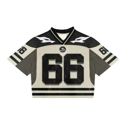 Unisex Mesh Football Jersey with Graphic Print
