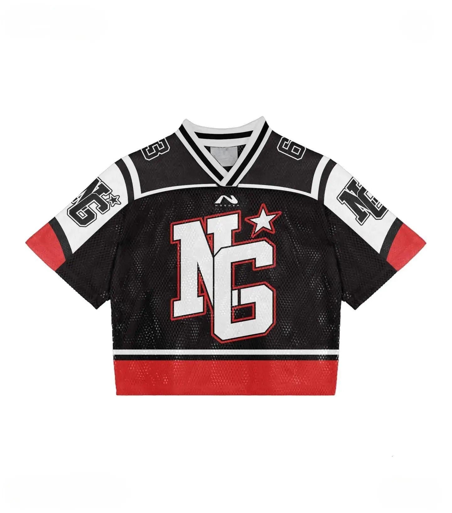 Unisex Mesh Football Jersey with Graphic Print