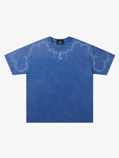 Revelse™  Relaxed Fit Graphic T-Shirt With Back Print
