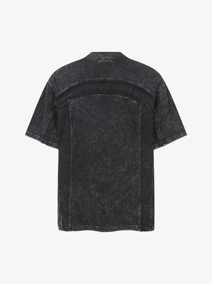 Revelse™  Panel Stitch Cotton Relaxed Fit T-Shirt