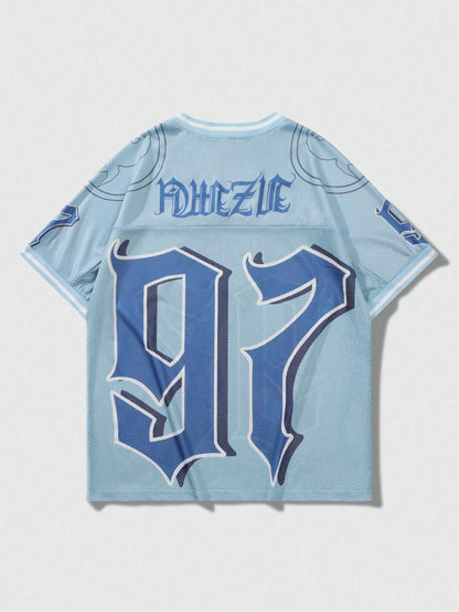Edgy Graphic T-Shirt with Bold Fearless Energy Design