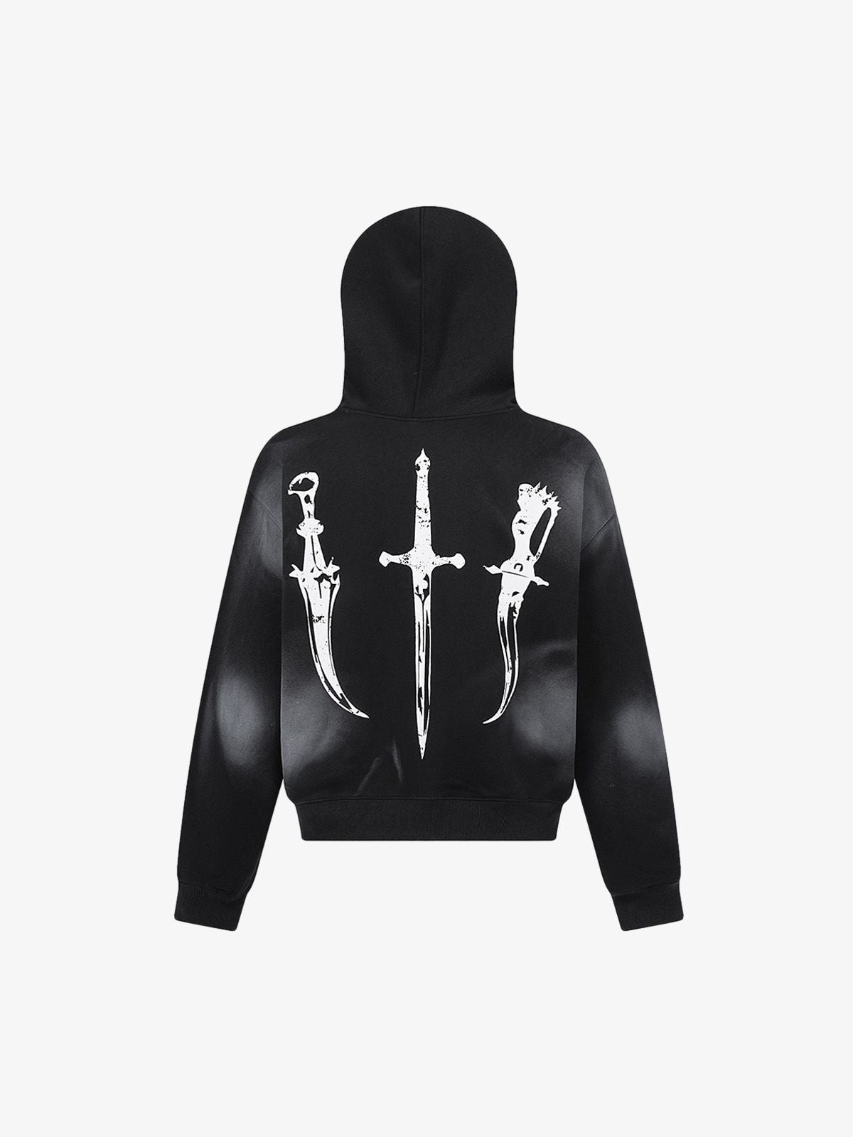 Graphic Print Hooded Jacket for Men