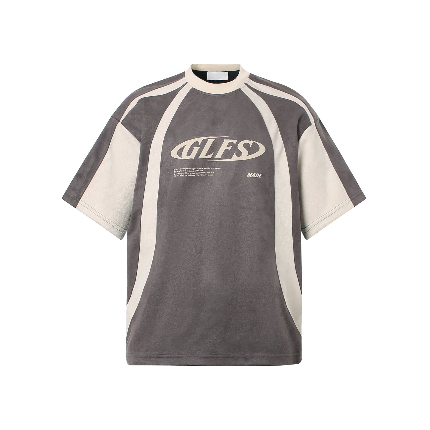 Revelse™ Color Blocking Retro Style Graphic T-Shirt