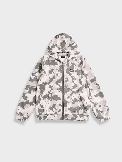 Oversized French Terry Camo Tracksuit Set