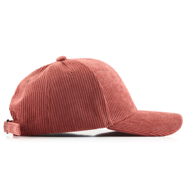 Solid Corduroy Baseball Cap