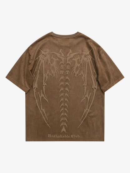 Vintage Skeleton Graphic T-Shirt