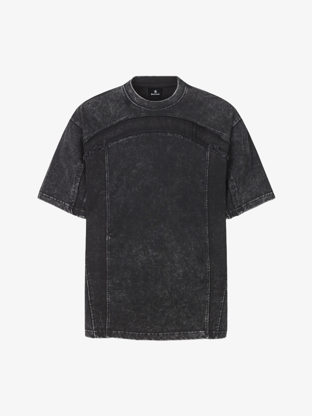 Revelse™  Panel Stitch Cotton Relaxed Fit T-Shirt